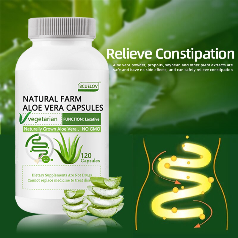 Aloe Vera Pot - Natürliche Farm Aloe Vera Kapseln-lindern Körper