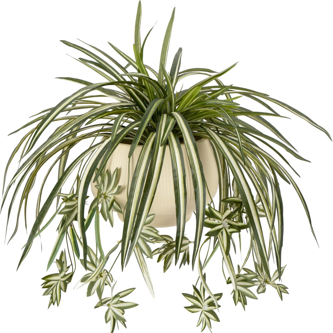 Spider Plant Hanging - 4 Stück Künstliche Hängende Spinnenpflanzen Chlorophytum