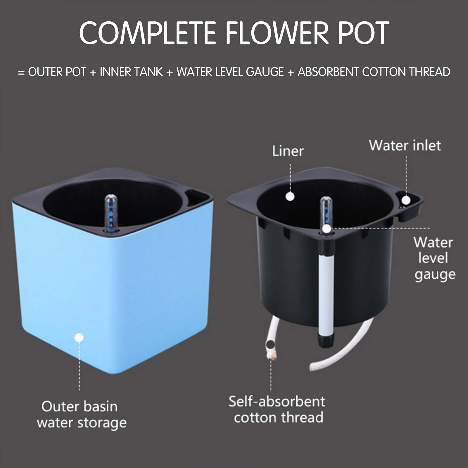 Automatische Selbst Bewässerun – Aloe Vera Pot Bewertung und Preis