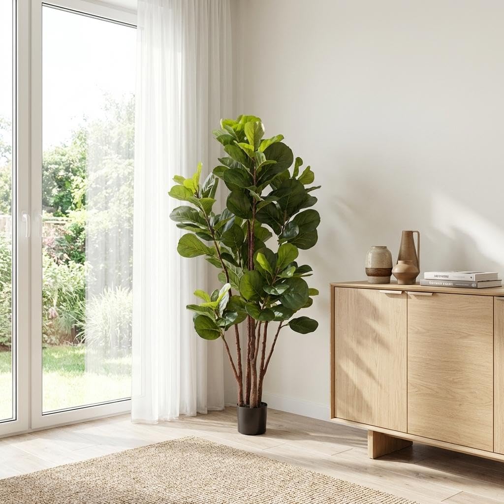 Künstlicher Geigenblatt-Feigen – Ficus Lyrata Tree Bewertung und Preis