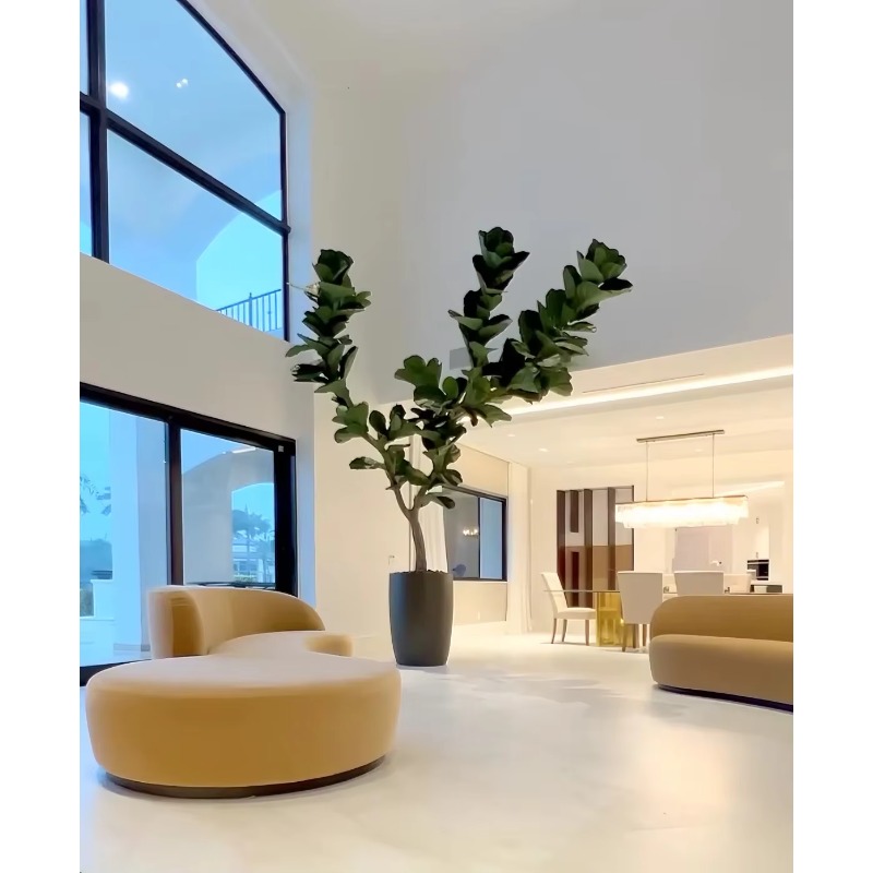 Künstliche Pflanzen, Innentopf – Ficus Lyrata Tree Bewertung und Preis