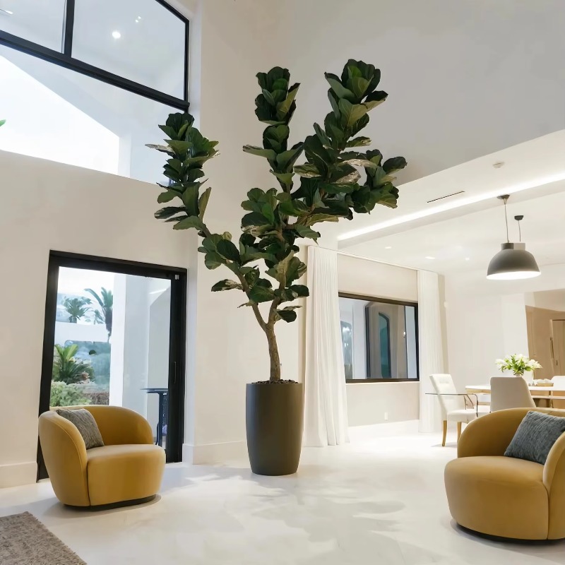 Künstliche Pflanzen, Innentopf – Ficus Lyrata Tree Bewertung und Preis