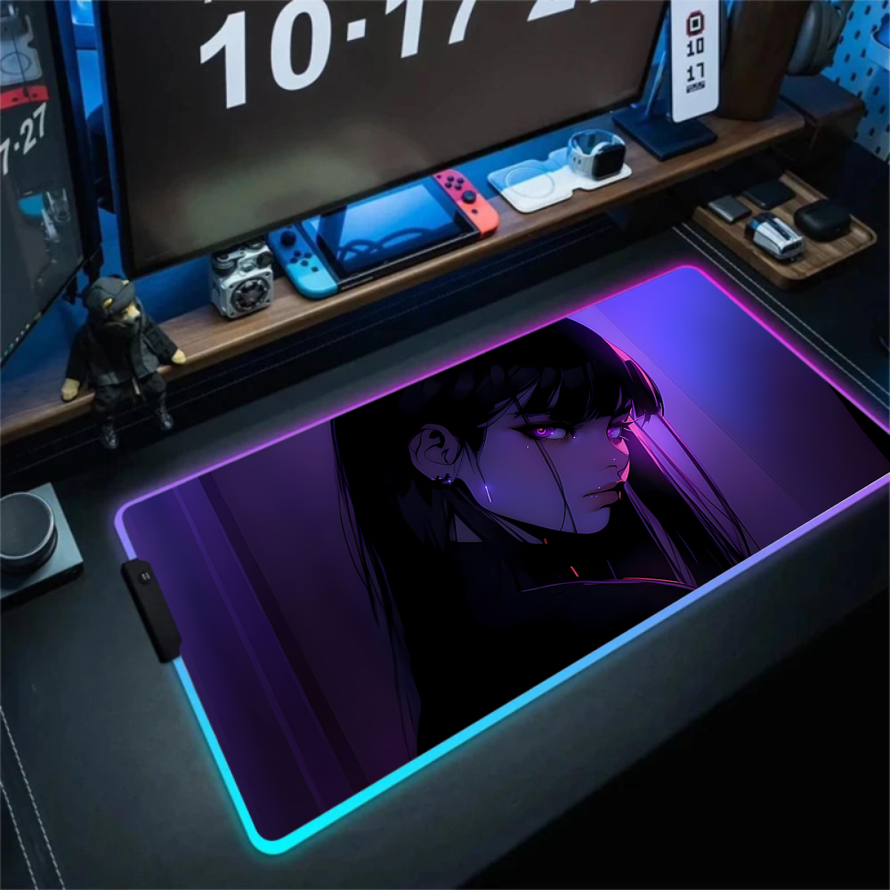 Anime Mädchen Mousepad Gaming  – Tradescantia Purple Bewertung und Preis