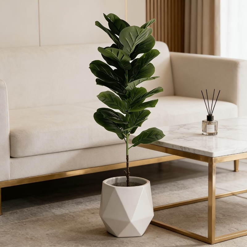 1 Stück 100cm Künstlicher Ficu – Ficus Lyrata Tree Bewertung und Preis
