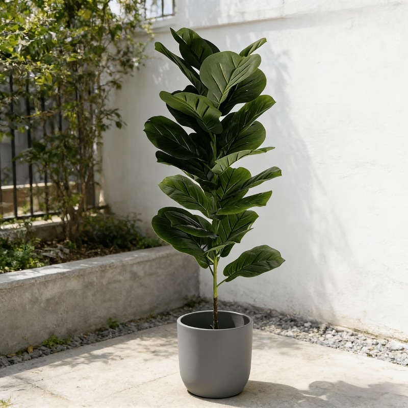 1 Stück 100cm Künstlicher Ficu – Ficus Lyrata Tree Bewertung und Preis