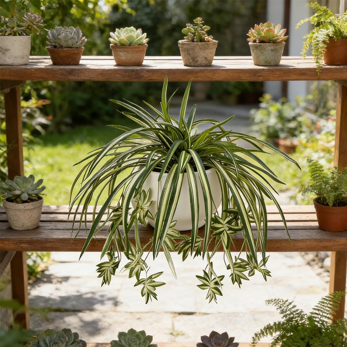 4 Stück Künstliche Hängende Sp – Spider Plant Hanging Bewertung und Preis
