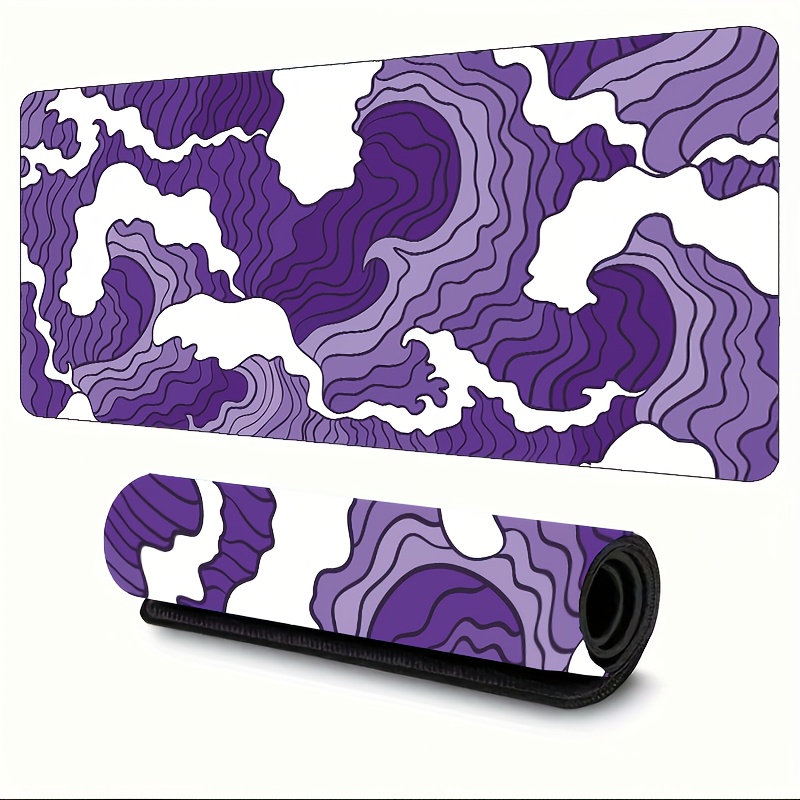 Lila und Weiße Wellen Kunst Sc – Tradescantia Purple Bewertung und Preis